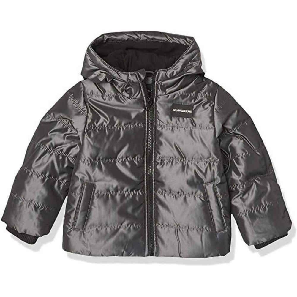 Calvin Klein Boys' Eclipse Bubble Jacket, Dark Grey